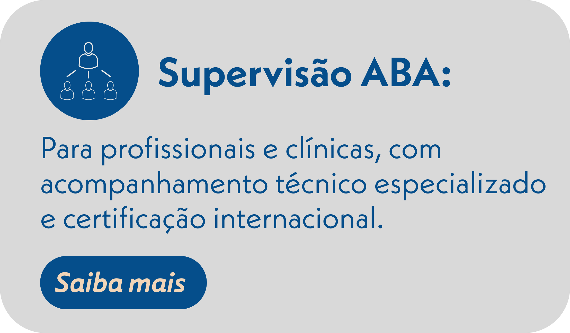 Supervisão aba para profissionais em foz do iguaçu